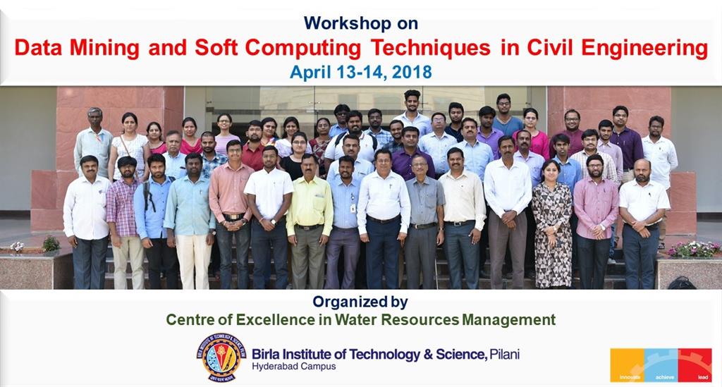 Workshop on Data Mining and Soft Computing Techniques in Civil Engineering, April 13-14, 2018